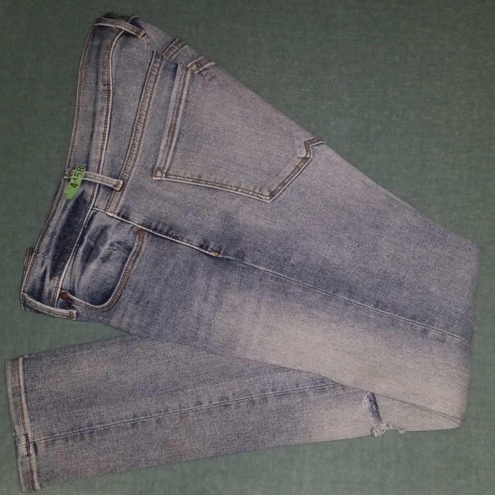 Banana Republic Distressed Low Rise Skinny Jean